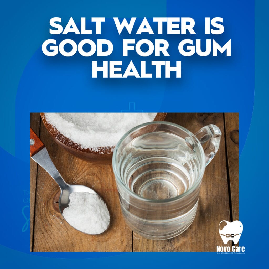 Salt Water Is Good for Gum Health